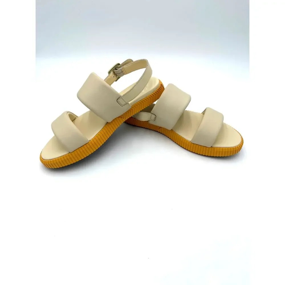 Sorel Women's Ona Streetworks Sandal - Honey White/Yellow Ray - Women's 10